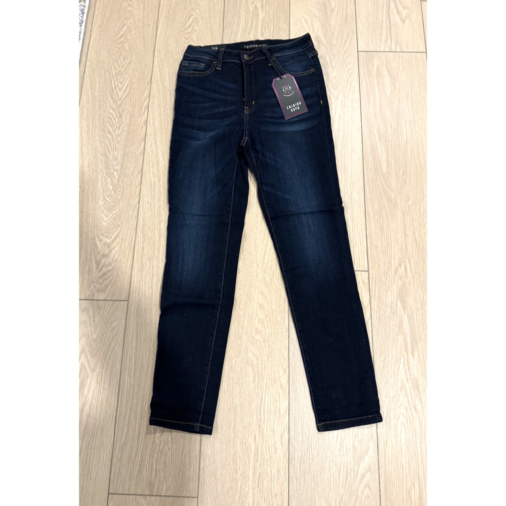 Fashion Nova Dark Denim Blue High Rise Booty Lifting Skinny Jeans Women's Size 5